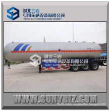 55 Cubic Meters Tri-Axle Medium Pressure LPG Trailer - Propylene LPG Semi Trailer